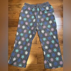 SIMPLE PLEASURES Chic Snowflake Pattern Bottoms